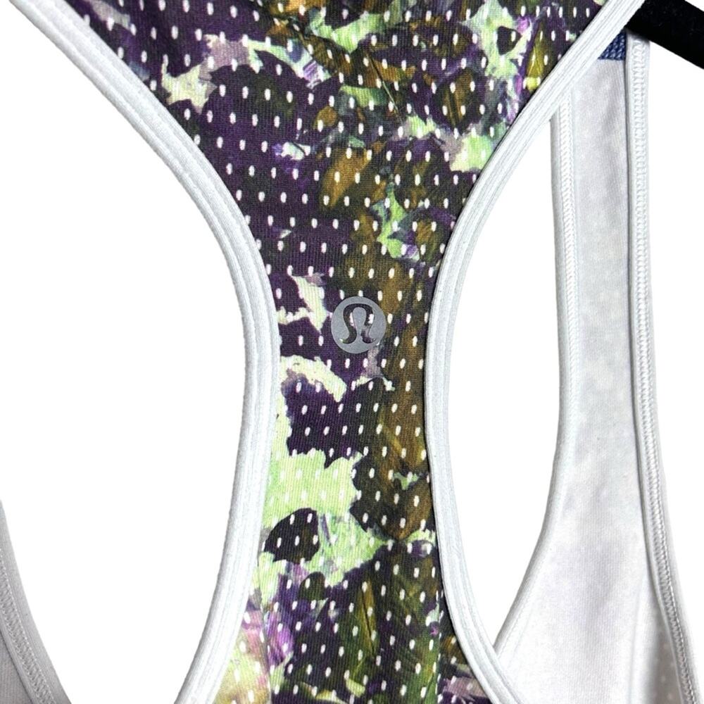Lululemon Cool Racer Back Floral Sports Racer Back Tank - Picture 3 of 4